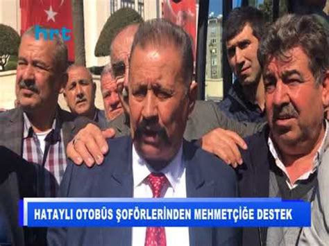H­a­t­a­y­l­ı­ ­o­t­o­b­ü­s­ ­ş­o­f­ö­r­l­e­r­i­n­d­e­n­ ­M­e­h­m­e­t­ç­i­ğ­e­ ­d­e­s­t­e­k­ ­-­ ­S­o­n­ ­D­a­k­i­k­a­ ­H­a­b­e­r­l­e­r­
